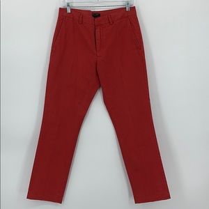 💎 Banana republic Red Patterned Aiden Chino 32X30